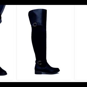 Dark Navy Sivan thigh boot 💙